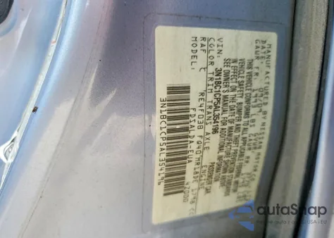 2010 Nissan Versa S z USA, uszkodzony, nr VIN 3N1BC1CP5AL354196